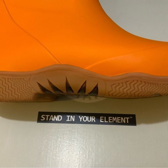 Rugged Shark Mens Great White Orange Boot Orange  Men’s Size - Picture 5 of 5